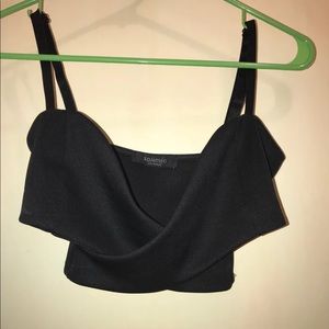 Nasty Gal under wraps crop top